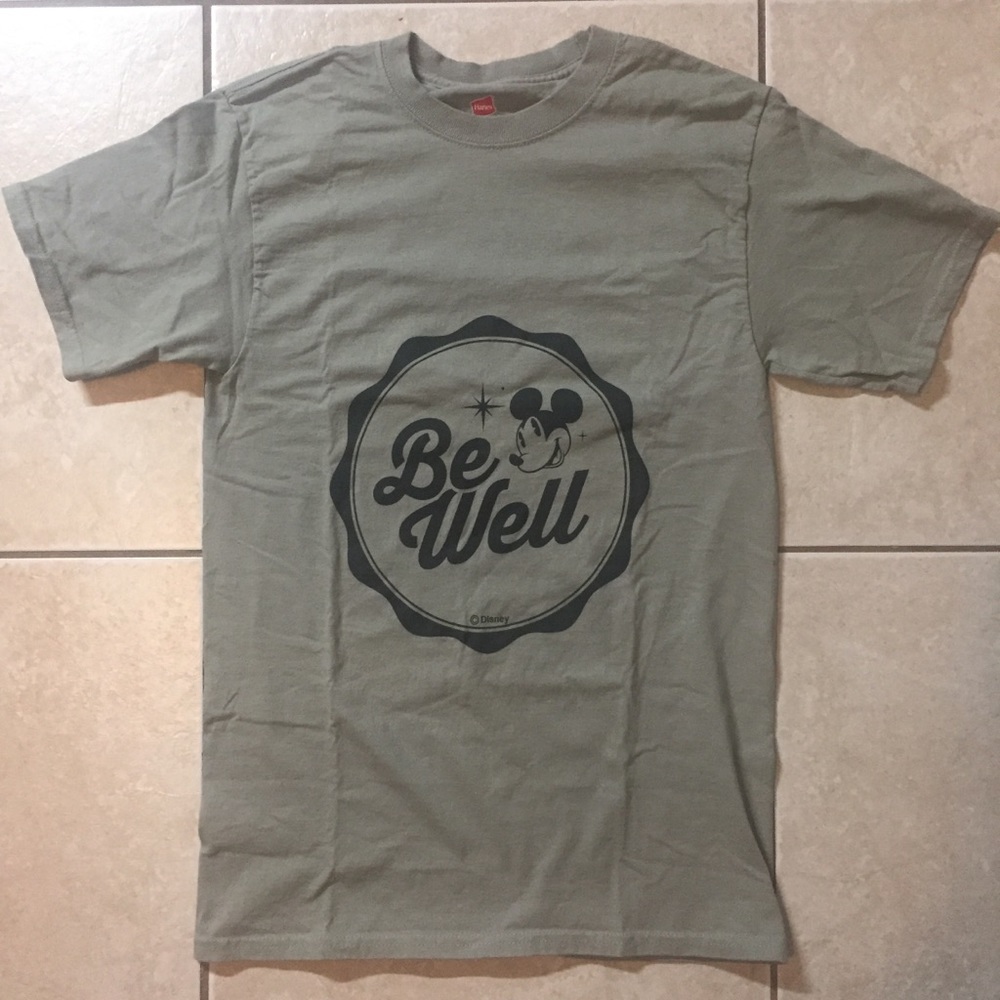 Mickey Mouse T-shirt “Be Well” NWOT
